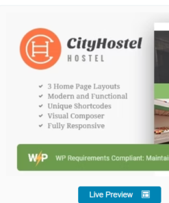City Hostel | A Travel & Hotel Booking WordPress Theme