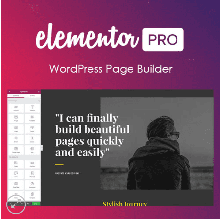 Elementor pro wordPress page builder