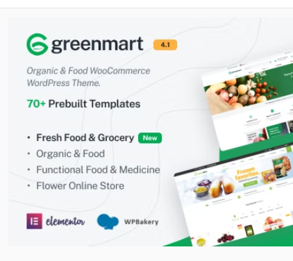 GreenMart – Organic & Food WooCommerce WordPress Theme