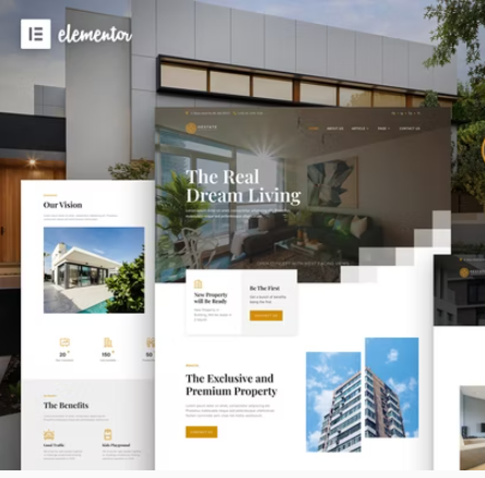 Hestate – Real Estate Elementor Template Kit