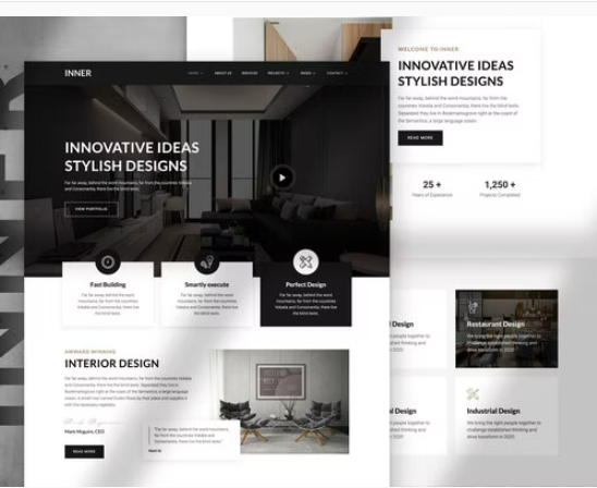 Inner – Interior Design & Architecture Template Kit