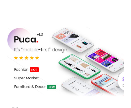 Puca - Optimized Mobile WooCommerce Theme