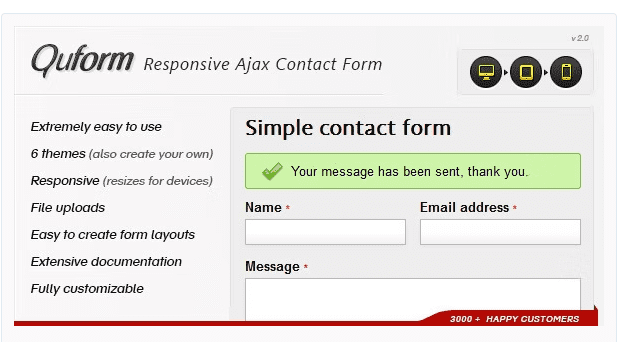 Quform - Responsive Ajax Contact Form