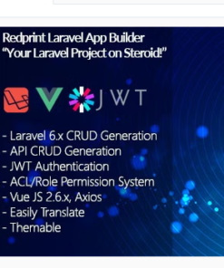 Redprint Laravel 6 App Builder CRUD Generator Plus