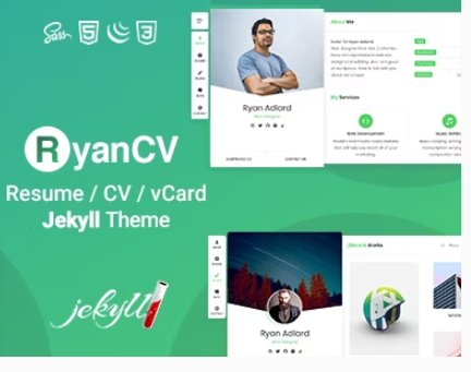 RyanCV - Personal Portfolio Resume Jekyll Theme