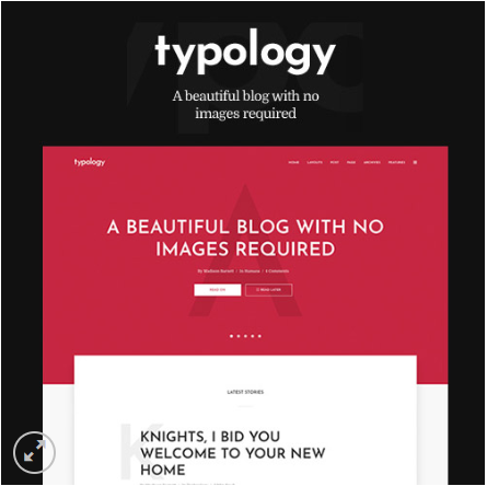 Typology - Minimalist Blog & Text Based Theme for WordPress