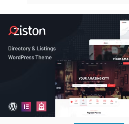 Ziston - Directory Listing WordPress Theme