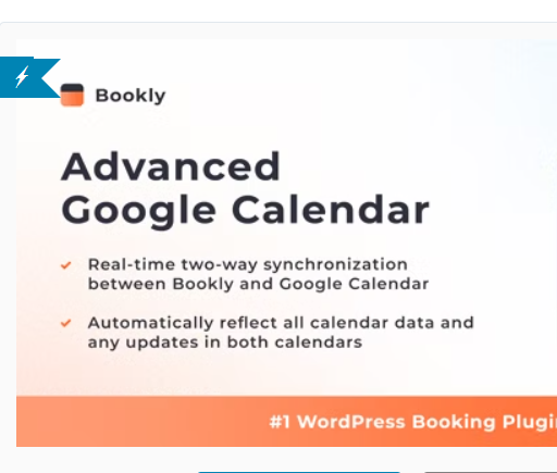 Bookly Advanced Google Calendar