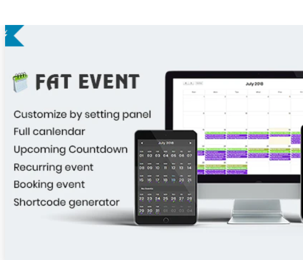 FAT Event - WordPress Event and Calendar Booking