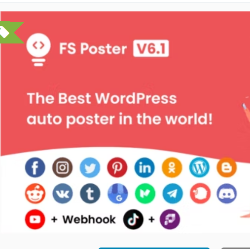 FS Poster - WordPress Social media Auto Poster & Scheduler [Facebook, Instagram, Twitter, Pinterest]