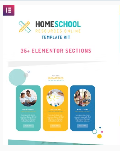 Home School - Premium Elementor Template Kit