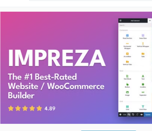 Impreza – WordPress Website and WooCommerce Builder