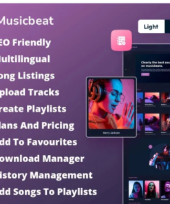 MusicBeat - Web Music Streaming WordPress Theme