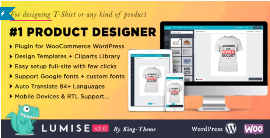 Product Designer for WooCommerce WordPress | Lumise