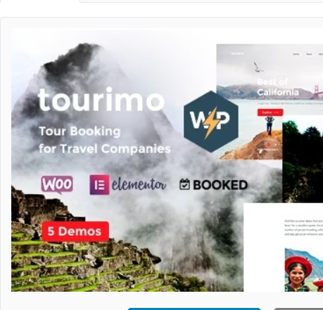 Tourimo - Tour Booking WordPress Theme