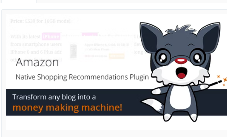 Amazon Native Shopping Recommendations Plugin
