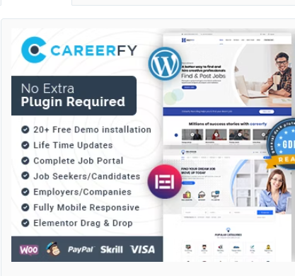 Careerfy - Job Board WordPress Theme