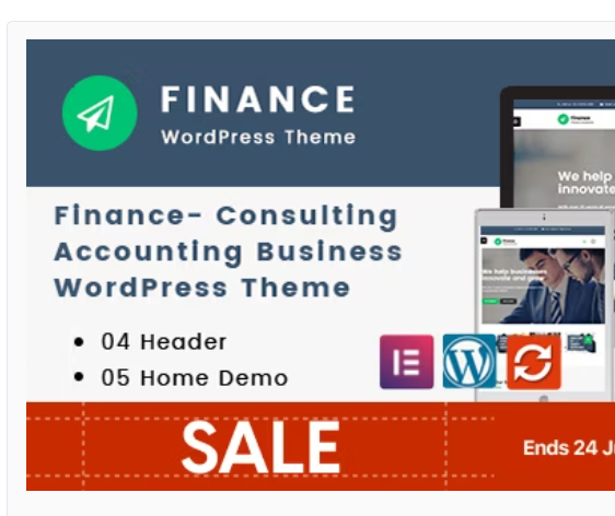 Finance - Consulting, Accounting WordPress Theme