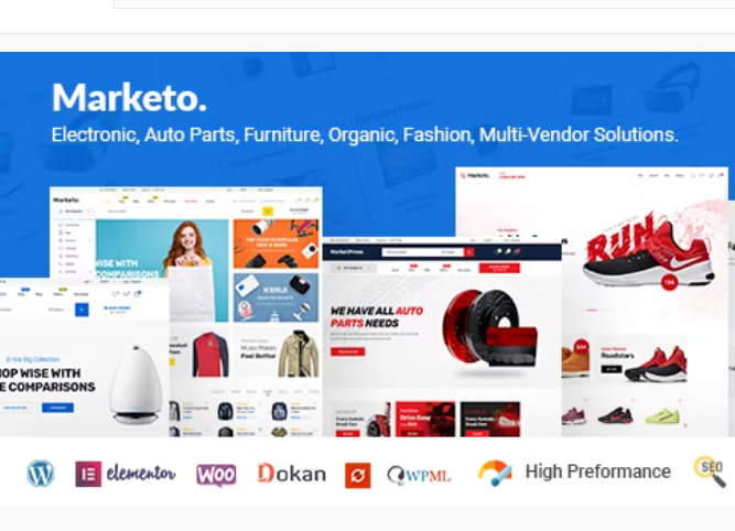 Marketo - eCommerce & Multivendor Marketplace Woocommerce WordPress Theme