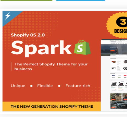 SPARK – Cars & Auto Parts Automotive Shopify Section Theme OS