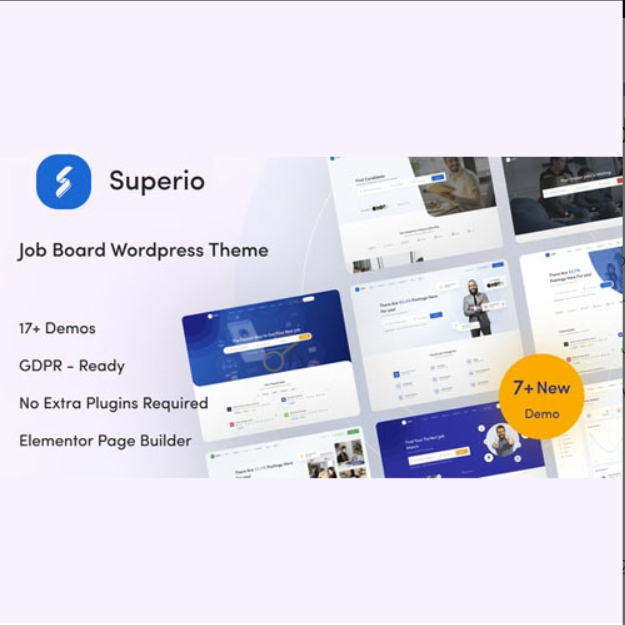 Superio – Job Board WordPress Theme