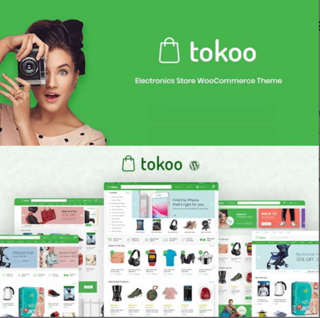 Tokoo - Electronics Store WooCommerce Theme for Affiliates, Dropship and Multi-vendor Websites