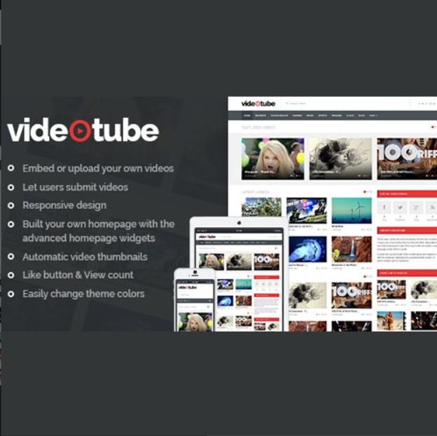 VideoTube - Responsive Video WordPress Theme