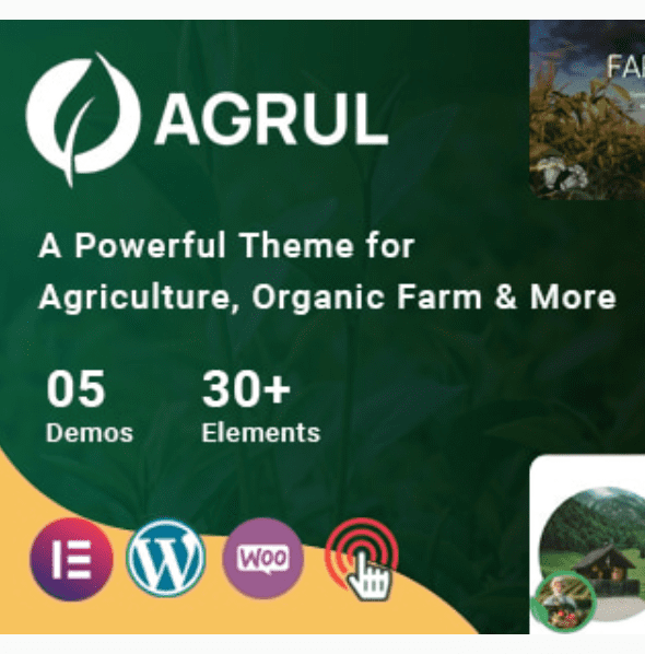 Agrul - Agriculture WordPress Theme