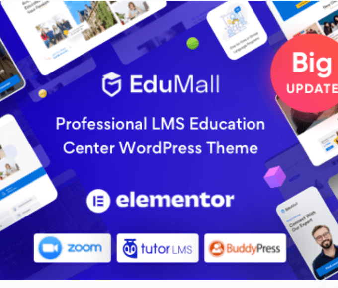 EduMall - Professional LMS Education Center WordPress Theme