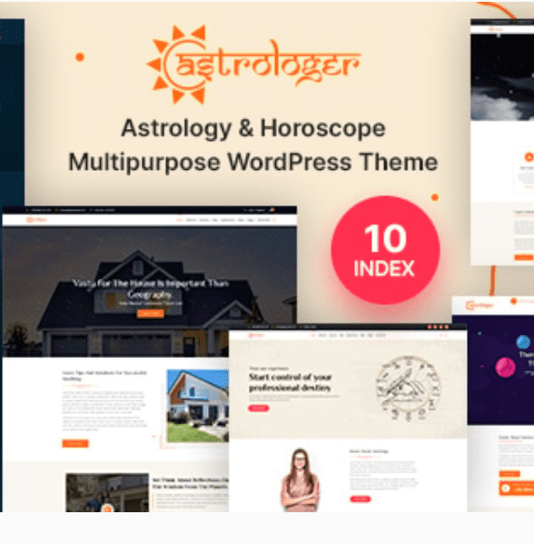 Horoscope and Astrology WordPress Theme With AI Content Generator