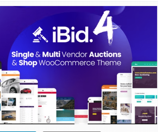 iBid - Multi Vendor Auctions WooCommerce Theme