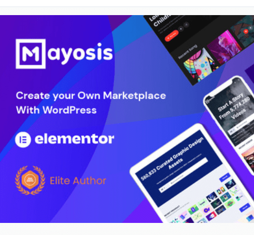 Mayosis - Digital Marketplace WordPress Theme