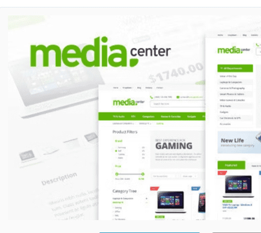 MediaCenter - Electronics Store WooCommerce Theme