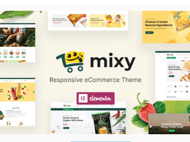 Mixy - Organic Food Store WordPress Theme