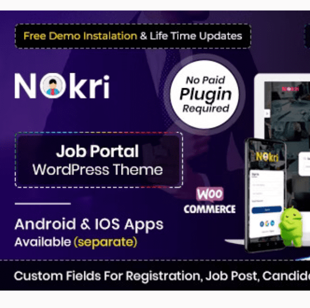 Nokri - Job Board WordPress Theme