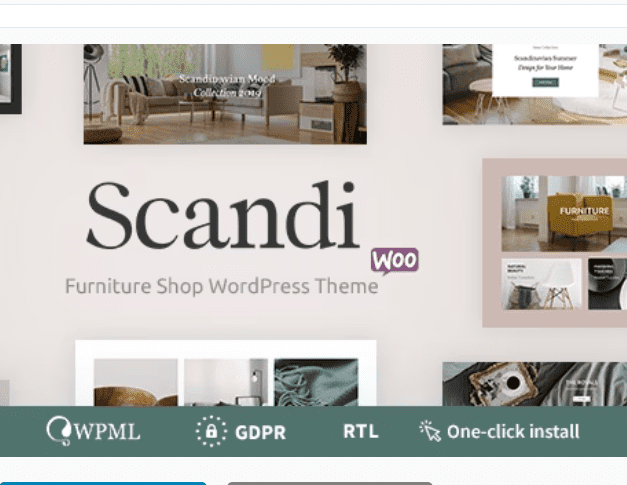 Scandi - Furniture Store and Home Decor Shop WooCommerce Theme