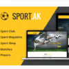 Sport.AK — Soccer Club and Sport HTML Template